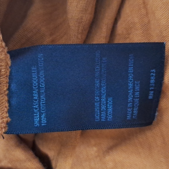 Shyanne Pecan Brown Embellished Western Equestrian Front Tie Tassel Top Size XL - Picture 9 of 12